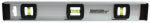 HULTAFORS Johnson 1300-1800 I-Beam Level with Rule, 18 in L, 3-Vial, Non-Magnetic, Aluminum, Silver TOOLS HULTAFORS