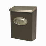 SOLAR GROUP Gibraltar Mailboxes Designer Series DVKPBZ00 Mailbox, 440 cu-in, Galvanized Steel, Powder-Coated HARDWARE & FARM SUPPLIES SOLAR GROUP