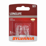 OSRAM SYLVANIA INC 921 Long Life Miniature Clear Bulb, 921LL BP2, 2-Pk.