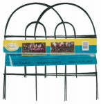 PANACEA PRODUCTS CORP-IMPORT Green Round-Top Garden Fence, 24-In. x 8-Ft. LAWN & GARDEN PANACEA PRODUCTS CORP-IMPORT