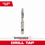 MILWAUKEE ELECTRIC TOOL CORP Shockwave Impact Drill & Tap Bit, 1/4-20