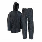 SAFETY WORKS INC XL 2PC BLK PVC Suit CLOTHING, FOOTWEAR & SAFETY GEAR SAFETY WORKS INC   