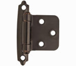 AMEROCK Cabinet Hinge, Self-Closing, Oil-Rubbed Bronze, Variable Overlay, 2-Pk.