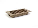 US HARDWARE US Hardware V-056IB Floor Register, 4 in W Duct Opening, 8 in H Duct Opening, 11.875 in L, 5.25 in W, Steel, Brown AUTOMOTIVE US HARDWARE