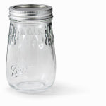 BALL Ball 1440061199 Flute Canning Jar, 16 oz Capacity, Metal HOUSEWARES BALL