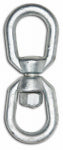CAMPBELL CHAIN SWIVEL EYE/EYE FGD GALV 3/8IN HARDWARE & FARM SUPPLIES CAMPBELL CHAIN