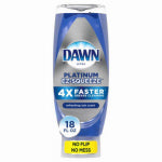 DAWN Dawn Platinum EZ-Squeeze 00207 Dish Soap, 18 fl-oz, Bottle, Liquid, Refreshing Rain, Blue CLEANING & JANITORIAL SUPPLIES DAWN