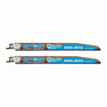 J S PRODUCTS Mach-Blue Bi-Metal Reciprocating Saw Blades, Wood/Metal Cutting, 10/14-TPI, 9 In., 2-Pk. TOOLS J S PRODUCTS