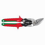MILWAUKEE Milwaukee 48-22-4522 Aviation Snip, 10 in OAL, 5 in L Cut, Right Cut, Steel Blade, Ergonomic Handle, Red Handle TOOLS MILWAUKEE