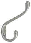 ASSA ABLOY AMERICAS RESIDENTIALI NC Hat & Coat Hook, Heavy-Duty, Satin Nickel, Holds 35-Lbs. HARDWARE & FARM SUPPLIES ASSA ABLOY AMERICAS RESIDENTIALI NC