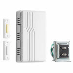 GLOBE ELECTRIC Wired Doorbell Contractor Kit, White