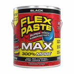 FLEX SEAL Flex Paste PFSMAXBLK01 Rubberized Paste, All-Purpose, Black, 12 lb, Tub HOUSEWARES FLEX SEAL