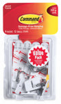 COMMAND Command 17067-VP Wire Hook, 5/8 in Opening, 0.5 lb, 9 -Hook, Plastic, White HARDWARE & FARM SUPPLIES COMMAND