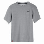 MILWAUKEE ELECTRIC TOOL CORP Freeflex Hybrid Work Shirt, Gray, L
