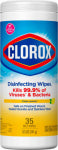 CLOROX Clorox 01594 Disinfecting Wipes Can, Citrus CLEANING & JANITORIAL SUPPLIES CLOROX