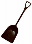 BULLY TOOLS BULLY Tools 92801 Scoop, 42-1/2 in L, Plastic, Black LAWN & GARDEN BULLY TOOLS   