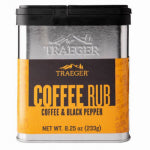 TRAEGER Traeger SPC172 Coffee Rub, Black Pepper, Coffee, 8.25 oz Tin OUTDOOR LIVING & POWER EQUIPMENT TRAEGER