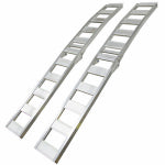 ERICKSON MFG LTD Folding Car Ramps, Arched Aluminum, 1,500 Lb. Rated, 12 x 90 In., 2-Pk. AUTOMOTIVE ERICKSON MFG LTD