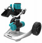 LAWN & GARDEN LLC Impulse Sprinkler With Wheel Base, Metal LAWN & GARDEN LAWN & GARDEN LLC