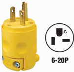 LEVITON MFG CO YEL 20A PLUG ELECTRICAL LEVITON MFG CO