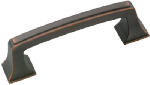 AMEROCK Mulholland Cabinet Pull, Oil-Rubbed Bronze, 3 In. HARDWARE & FARM SUPPLIES AMEROCK