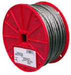 CAMPBELL CHAIN Campbell 7000426 High-Strength Cable, 1/8 in Dia, 250 ft L, 340 lb Working Load, Stainless Steel HARDWARE & FARM SUPPLIES CAMPBELL CHAIN