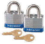 MASTER LOCK CO Keyed-Alike Padlocks, 1.5-In., Laminated, 2-Pk. HARDWARE & FARM SUPPLIES MASTER LOCK CO