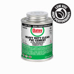 OATEY COMPANY Clear Heavy-Bodied PVC Pipe Cement, 16 oz.