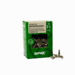 SPAX #9 x 1-1/2" Exterior Flat Head 304 Stainless Steel Wood Deck Screws  Construction Torx T-Star Plus (155 EA) 1 LB
