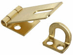 ASSA ABLOY AMERICAS RESIDENTIALI NC 1-3/4 In. Dull Brass Safety Hasp