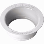 IN-SINK-ERATOR/MASTERPLUMBER Waste Disposer Sink Flange, White PLUMBING, HEATING & VENTILATION IN-SINK-ERATOR/MASTERPLUMBER