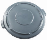 RUBBERMAID Rubbermaid FG265400GRAY Lid, 55 gal, Plastic, Gray, For: Brute #2655 55 gal Refuse Container CLEANING & JANITORIAL SUPPLIES RUBBERMAID