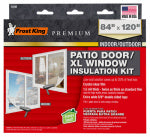 FROST KING Frost King V86M Extra Strength Indoor Shrink Window Kit, 84 in W, 1-1/2 mil Thick, 120 in L, Polyethylene, Clear HARDWARE & FARM SUPPLIES FROST KING