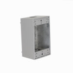 BELL OUTDOOR Bell Outdoor 5320-0 Weatherproof Box, 3-Outlet, 1-Gang, Aluminum, Gray, Powder-Coated ELECTRICAL BELL OUTDOOR