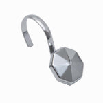 MODA AT HOME ENTERPRISES LTD Alta Shower Curtain Hooks, Chrome, 12-Pk. HOUSEWARES MODA AT HOME ENTERPRISES LTD
