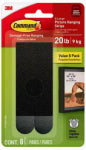 COMMAND Command 17217BLK-8ES Picture Hanging Strip, Foam Backing, Black, 20 lb, 8/PR HARDWARE & FARM SUPPLIES COMMAND