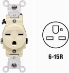 LEVITON MFG CO IV SINGLE OUTLET ELECTRICAL LEVITON MFG CO