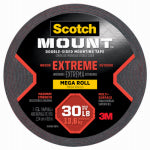 SCOTCH Scotch 414-LONG-DC Extreme Mounting Tape, 400 in L, 1 in W, Black PAINT SCOTCH   