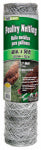 MIDWEST AIR TECH/IMPORT Galvanized Poultry Netting, 2-In. Mesh, 48-In. x 50-Ft.