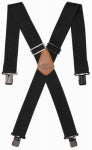 PULL R HOLDING CO LLC Web Elastic Suspenders, Black CLOTHING, FOOTWEAR & SAFETY GEAR PULL R HOLDING CO LLC