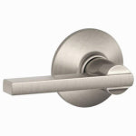 SCHLAGE LOCK CO Latitude Passage Door Lever Handleset, Satin Nickel