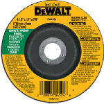 DEWALT DEWALT DW4524 Grinding Wheel, 4-1/2 in Dia, 1/4 in Thick, 7/8 in Arbor, 24 Grit, Very Coarse, Silicon Carbide Abrasive TOOLS DEWALT