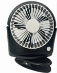 O2COOL LLC Rechargeable Desk/Clip-On Fan, 3 Speeds, 5 In.