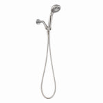 HOMEWERKS WORLDWIDE LLC Serene 6-Setting 3.5 in. Handheld Showerhead in Brushed Nickel