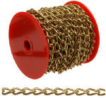 CAMPBELL CHAIN Campbell 0712017 Twist Chain, 200, 49 ft L, 12 lb Working Load, Brass HARDWARE & FARM SUPPLIES CAMPBELL CHAIN