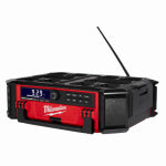 MILWAUKEE Milwaukee M18 PACKOUT 2950-20 Jobsite Charger Radio, Tool Only, 18 V, 5 Ah, 18-Channel, Bluetooth 4.2 TOOLS MILWAUKEE