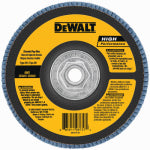 DEWALT DEWALT HP Series DW8381H Flap Disc, 6 in Dia, 5/8-11 Arbor, 60 Grit, Zirconia Abrasive, Fiberglass Backing TOOLS DEWALT