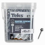 TEKS Teks Elite Series 21453 Roofing Screw, 1-1/2 in L, Coarse Thread, Washer Head, Hex Drive, Sharp Point, Steel, 300 HARDWARE & FARM SUPPLIES TEKS