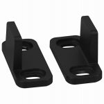 ASSA ABLOY AMERICAS RESIDENTIALI NC Sliding Door Double Floor Guide, Matte Black