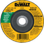 DEWALT DEWALT DW4528 Grinding Wheel, 4-1/2 in Dia, 1/8 in Thick, 7/8 in Arbor, 24 Grit, Coarse, Silicon Carbide Abrasive TOOLS DEWALT